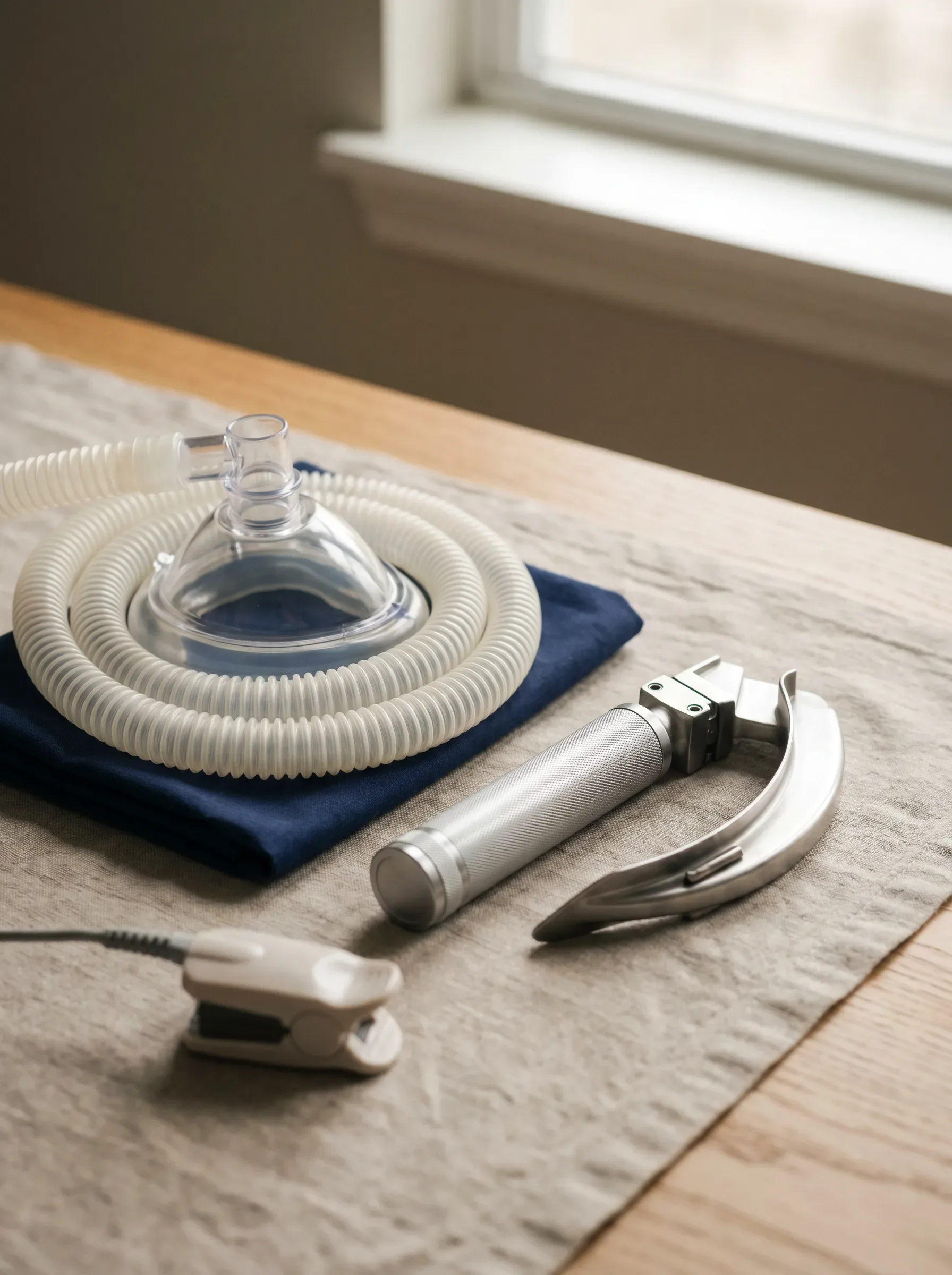 General anaesthesia, hospital setting